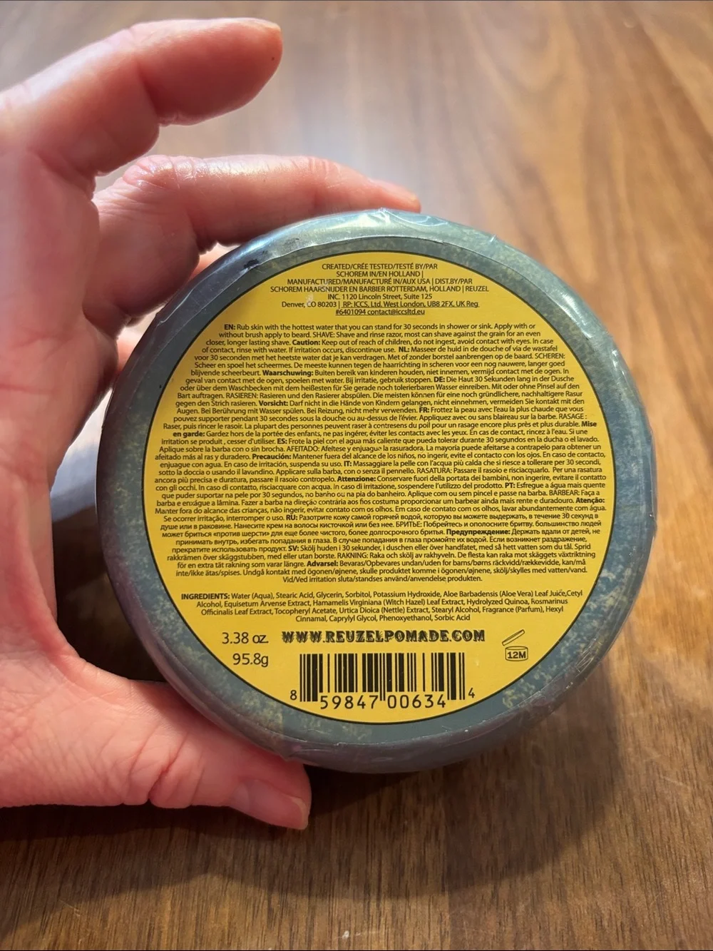 Reuzel Shave Cream - Men's Grooming Cream